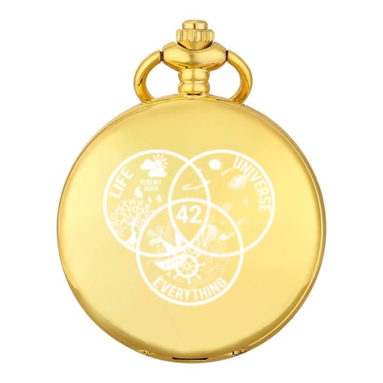 Discover 42 the answer to life the universe and everything Pocket Watches