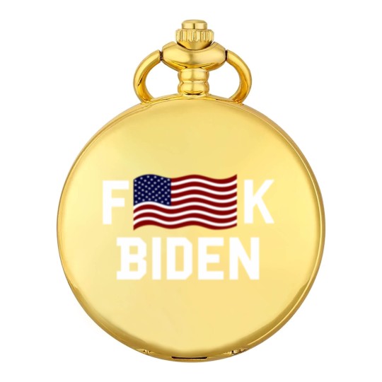 Discover Anti Joe Biden F American Falg K Biden Pocket Watches