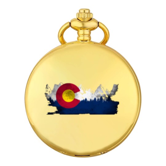 Discover Cute Family Gift Colorado State Flag Pocket Watches