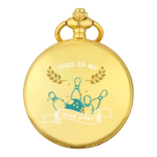 Discover This Is My Spare Pocket Watches Funny Strike Pins Bowling Action Pocket Watches