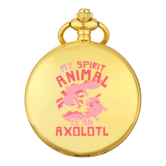 Discover Axolotl Mexican Salamander Pet My Spirit Animal Is An Axolotl Pocket Watches