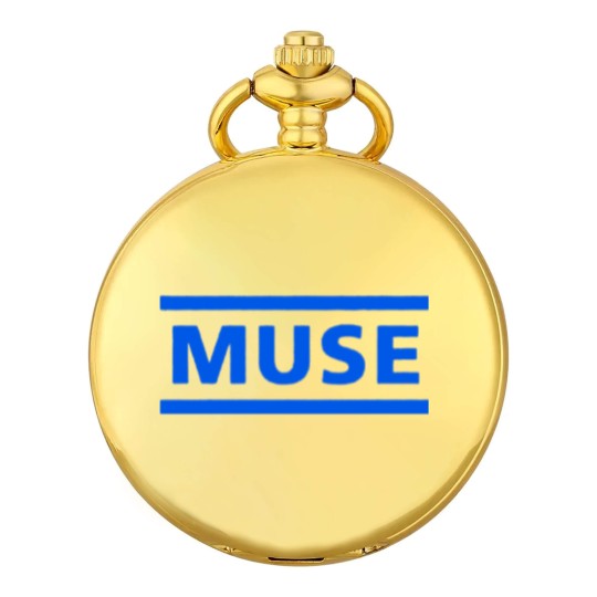 Discover Muse Unisex Pocket Watches: Dark Blue Logo