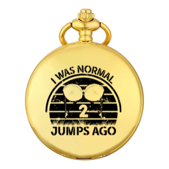 Discover I Was Normal 2 Jumps Ago Paratrooper Airborne Pocket Watches