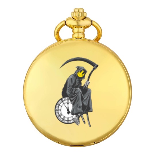 Discover banksy grim reaper clock Pocket Watches