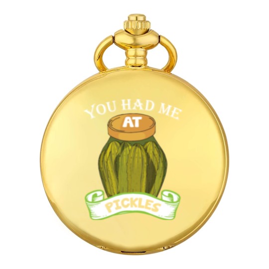 Discover Pickles vegetarian Gift For Pickle Lovers Pocket Watches