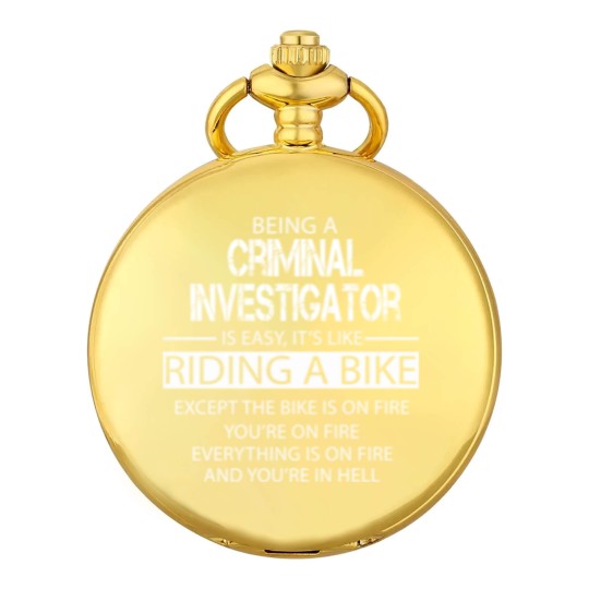Discover Criminal Investigator Pocket Watches