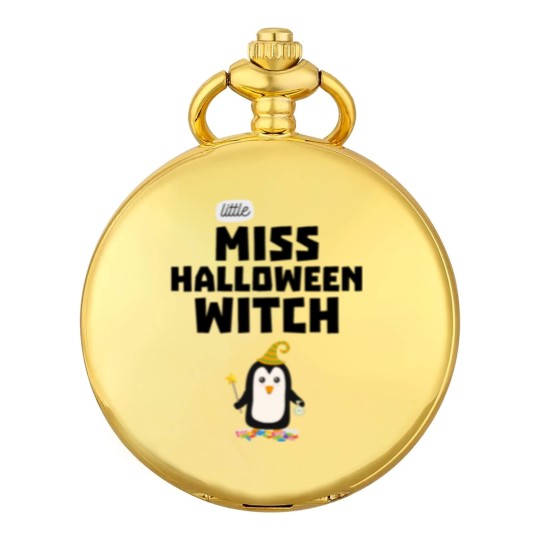 Discover Miss Halloween Witch Penguin gift Pocket Watches