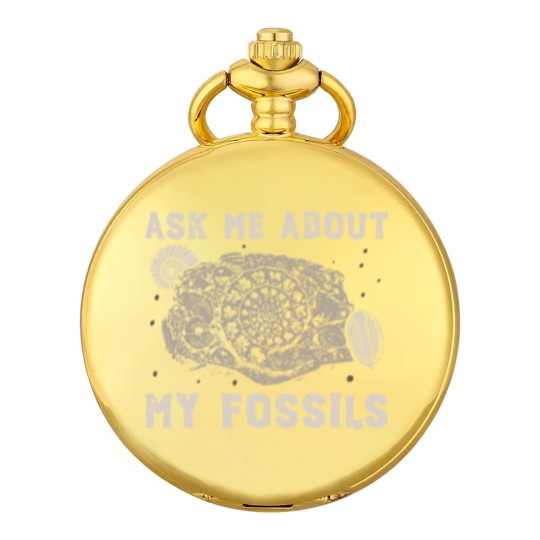 Discover Fossil Collector | Paleontologist Fossil Dino Gift Pocket Watches