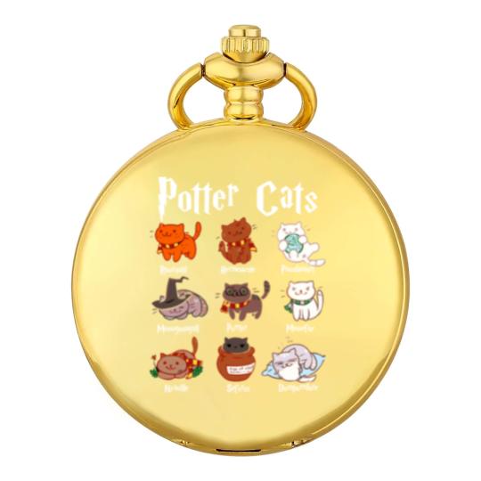 Discover Potter Cats Pocket Watches Funny Gifts For Cat Lovers - Cat - Pocket Watches