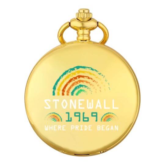 Discover Stonewall 1969 Rainbow Gay CSD 50 Years Pride Riot Pocket Watches
