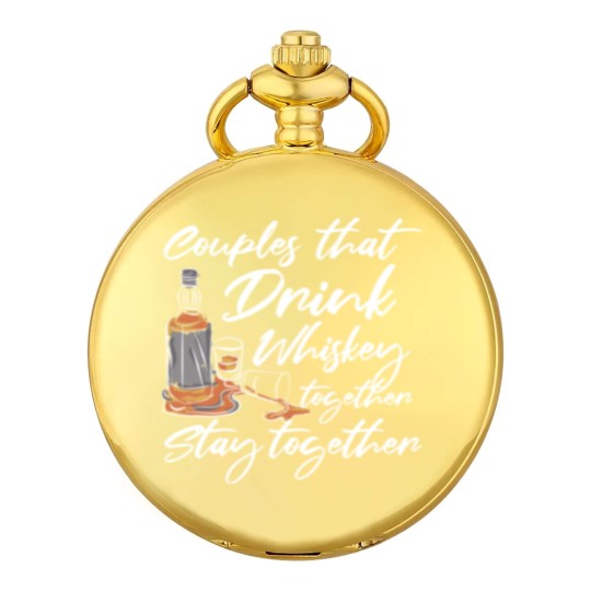 Discover Whiskey Couple Matching Pocket Watches