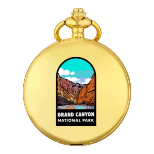 Discover Grand Canyon National Park Badge Pocket Watches