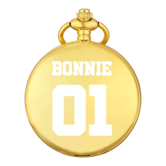 Discover Bonnie 01-Bonnie and Clyde (white) Pocket Watches