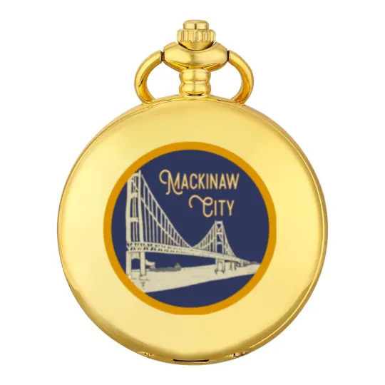 Discover Mackinaw City Decal - Mackinaw City - Pocket Watches