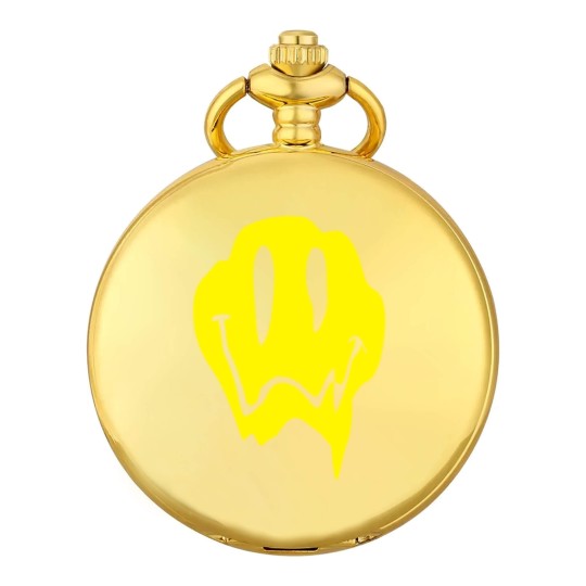 Discover Melting Acid Smiley Face Pocket Watches