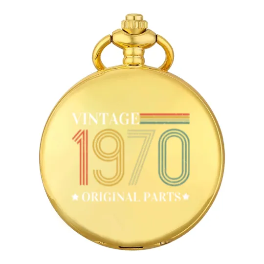 Discover Vintage 1970 70s Classic Born 1970 Original Parts Pocket Watches