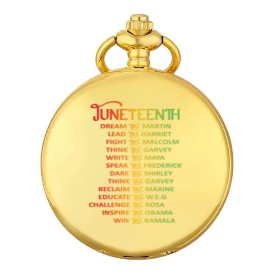 Discover Juneteenth Dream Like Leaders Black Men Women Boys Pocket Watches