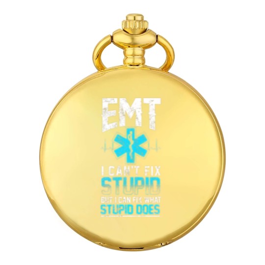 Discover emt medical emergency stupid can fix Pocket Watches