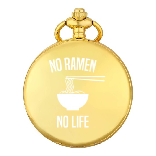 Discover No Ramen No Life Noodle Soup Japan Weeb Gift Idea Pocket Watches