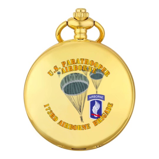 Discover Army - US Paratrooper - 173rd Airborne Bde wo Shadow - Military - Pocket Watches