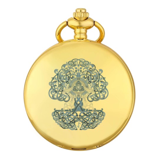 Discover Tree of Life Yggdrasil Norse Pagan Mythology Pocket Watches