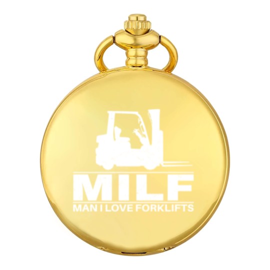 Discover Milf Man I love Forklifts Pocket Watches