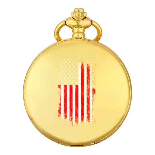 Discover American flag Pocket Watches