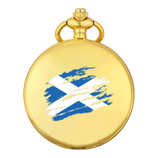 Discover Scottish Flag Scotland Football Rugby Cricket Pocket Watches
