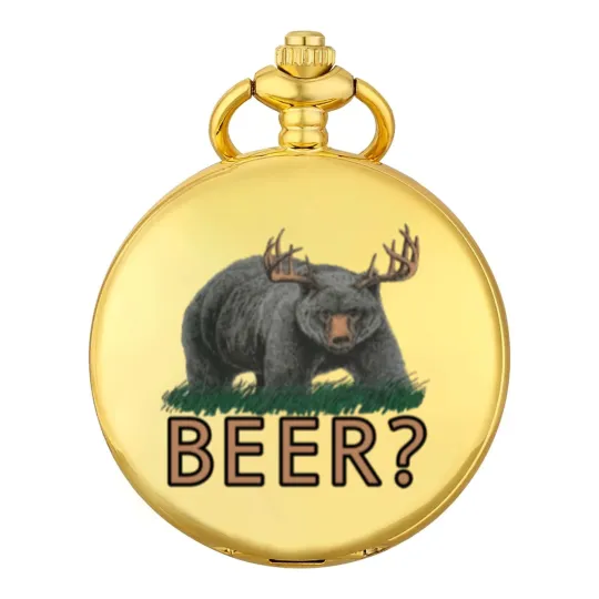 Discover Bear Deer Beer - Beer - Pocket Watches
