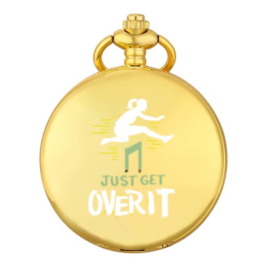Discover Hurdler Just Get Over It Hurdles Gift Pocket Watches