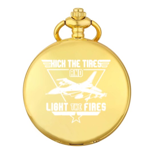 Discover Kick the Tires and Light the Fires Fighter Jet Pocket Watches