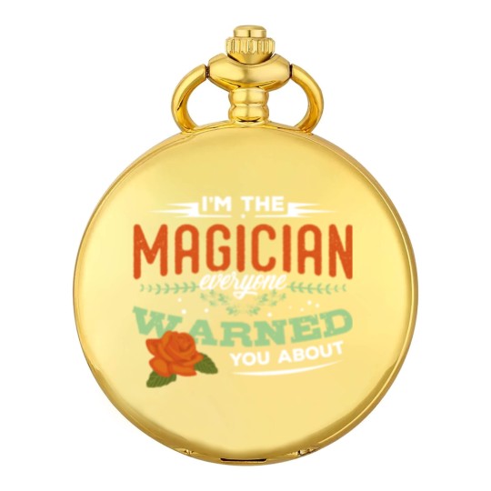 Discover Magicians Magic Magician Wizard Sorcery Trick Gift Pocket Watches