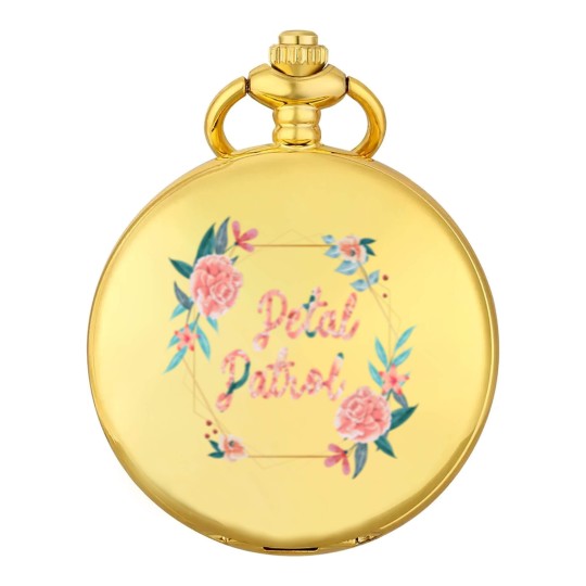 Discover Flowers Floral Petal Patrol Pocket Watches
