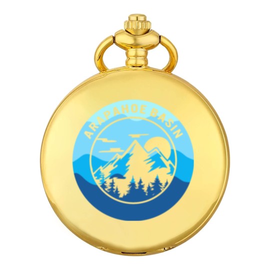 Discover Arapahoe Basin Pocket Watches, Skiing Gift Idea, Pocket Watches
