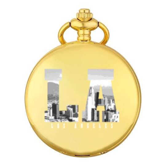 Discover Los Angeles California Skyline Pocket Watches