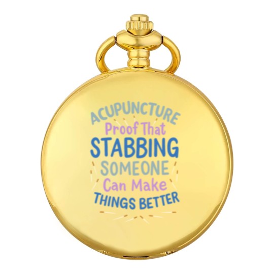 Discover Acupuncture Acupuncturist Pocket Watches