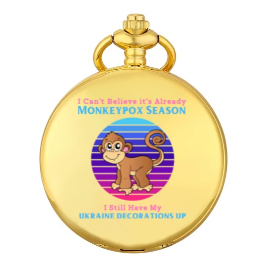 Discover Funny Political Monkeypox Pocket Watches