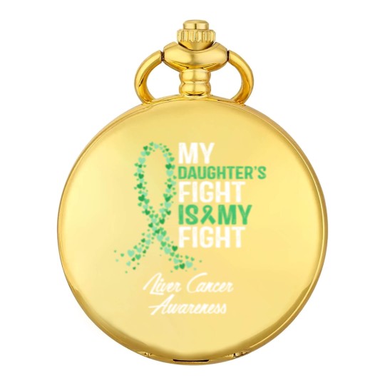 Discover Liver Cancer Awareness My Daughter's Fight Is My Fight - Liver Cancer Awareness - Pocket Watches