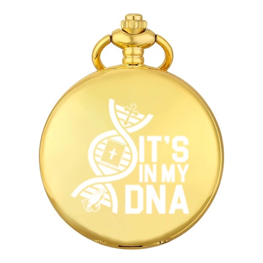 Discover Jesus In My Dna Faith Christianity Catholic Religi Pocket Watches