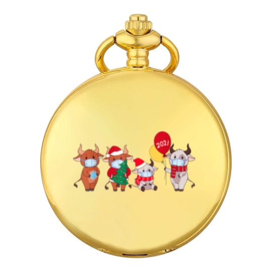Discover Cute Cartoon Cow Pocket Watches