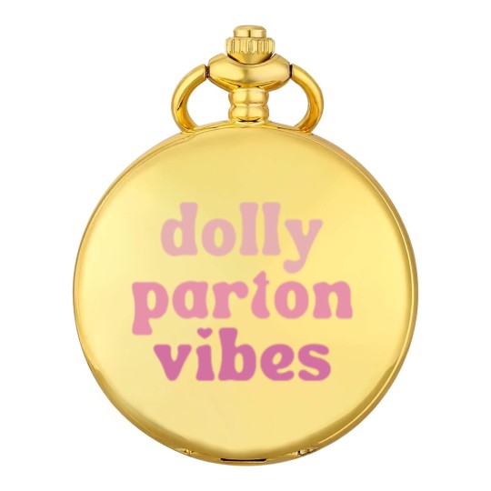 Discover Dolly Parton Vibes Pocket Watches | Dolly Parton Pocket Watches for Women | Unisex Graphic Pocket Watches | Retro Dolly Pocket Watches | Country Retro Style Pocket Watches