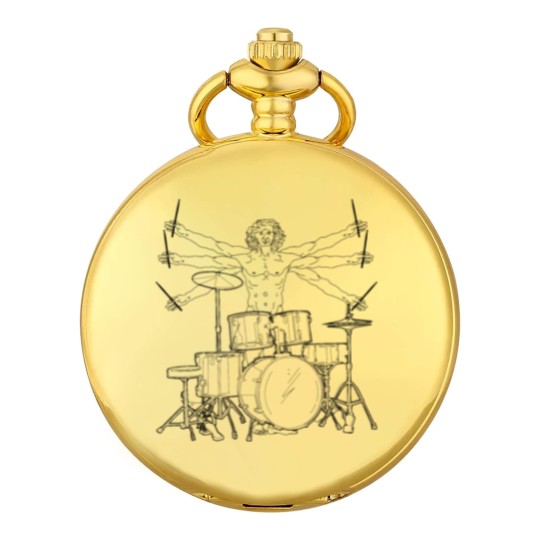Discover Vitruvian Drummer Band Pocket Watches