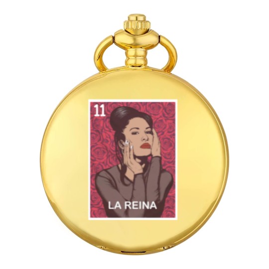 Discover Selena Quintanilla Vintage La Cantante - Mexican Lottery Female Singer Musician Unisex Classic Pocket Watches