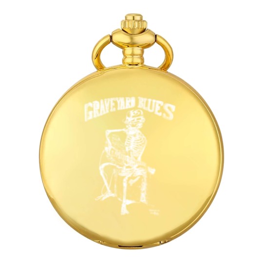 Discover Vintage 90s GRAVEYARD BLUES fashion victim Pocket Watches skull