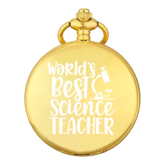 Discover World's Best Science Teacher Teaching Classes Pocket Watches