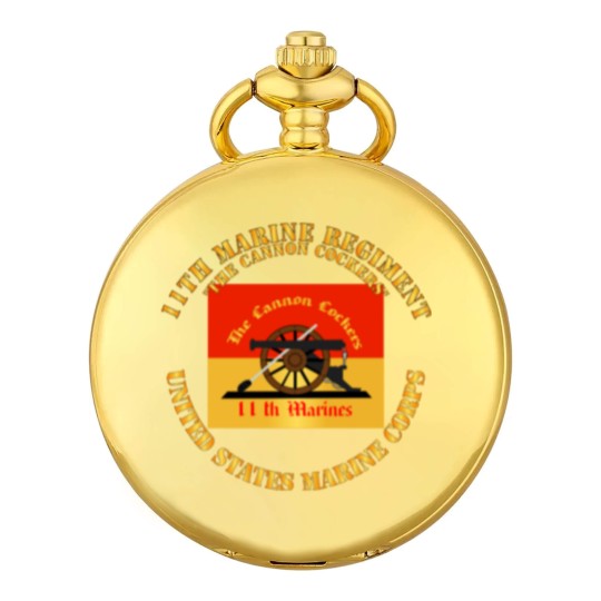 Discover 11th Marine Regiment - The Cannon Cockers - 11th Marine Regiment The Cannon Cocke - Pocket Watches