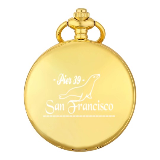 Discover PIER 39 Sea Lion Art Pocket Watches