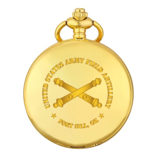 Discover Army US Army Field Artillery Ft Sill Ok w Branch Pocket Watches