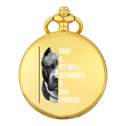 Discover save a pitbull euthanize a dog fighter pitbull Pocket Watches