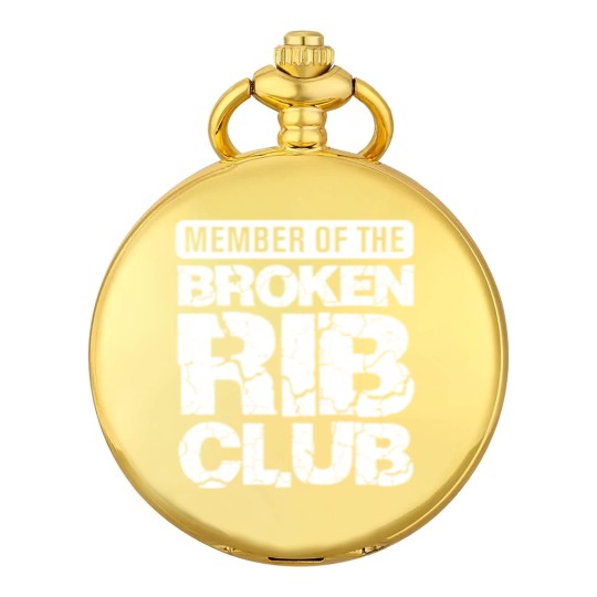 Discover Broken Rib Club Member - Injured Bones and Ribs Pocket Watches